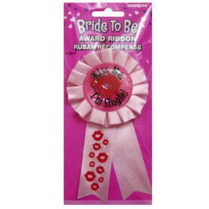 Bride To Be Award Ribbon M12617