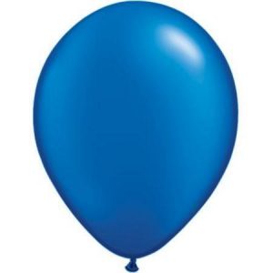 Sapphire Blue Radiant Pearl Latex Balloon Q43786