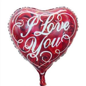 Love You Roses 4 inch (10 cm) Foil Balloon ANA31884