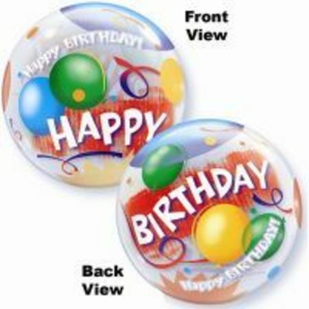 Birthday! Celebration Bubble Balloon Q68651