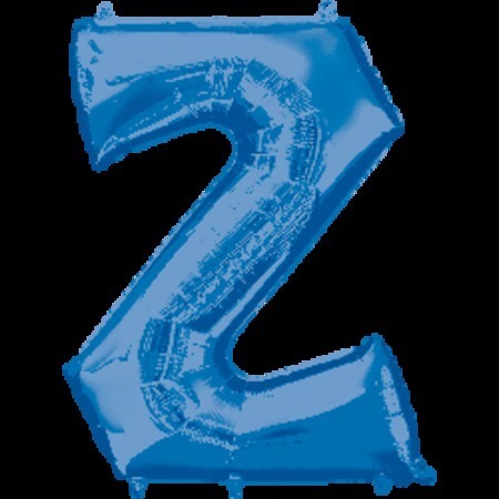Blue Letter Z Megaloon Foil Balloon ANA35451