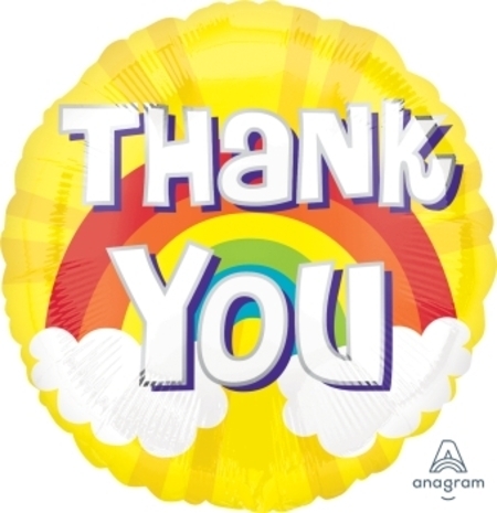 Thank You Rainbow Foil Balloon ANA34547