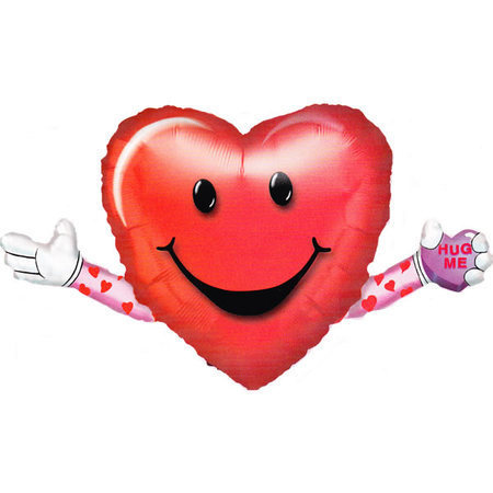 Hug Me Heart Supershape Foil Balloon ANA06932