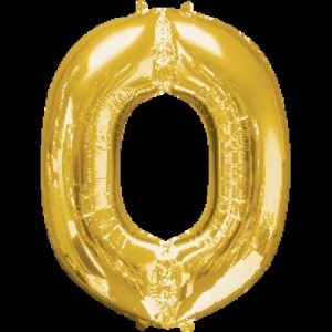 Gold Letter O Megaloon Foil Balloon ANA32976