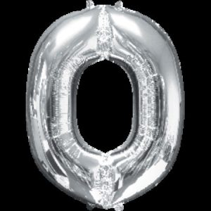 Silver Letter O Megaloon Foil Balloon ANA32975