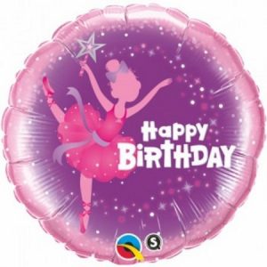 Birthday Ballerina Foil Balloon Q41681