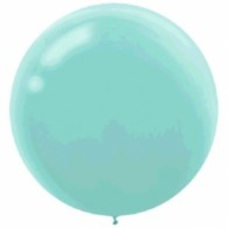 Robin's Egg Blue Round 24 inch (60 cm) Latex Balloon AM115910.121