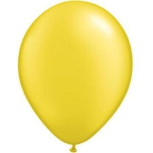 Citrine Yellow Radiant Pearl 5 inch (12cm) Latex Balloon Q43580