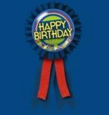 Happy Birthday Award Ribbon AM21313