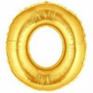 Megaloon O Gold Foil Balloon B15915