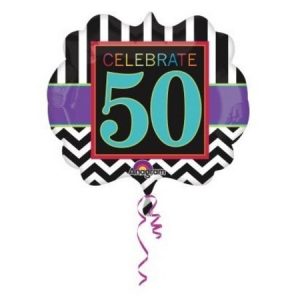 Birthday Celebration 50 SuperShape Foil Balloon ANA28688