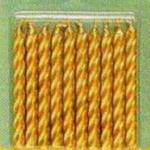 Gold Spiral Candles AM157677