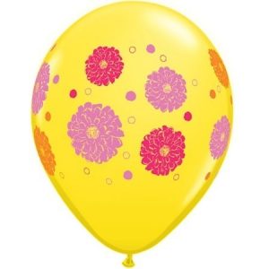 Zinnias Latex Balloon Q61884