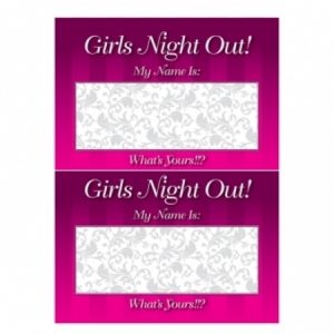 Hen's Night Name Tags AM997386