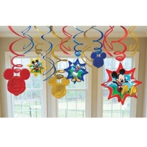 Mickey Mouse Swirl Cutouts AM676595