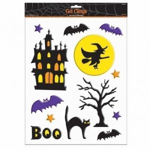Gel Cling Large Haunted House Decoration AM220147