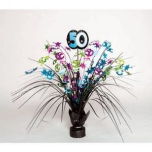 50th Birthday Tabletop Spray Decoration AM116532