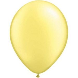Lemon Chiffon Pastel Pearl Latex Balloons Q43776