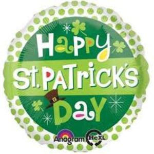 St Patricks Day Dots Foil Balloon ANA27663