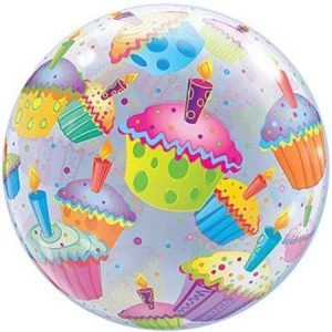 Cupcakes Bubble Balloon Q34407