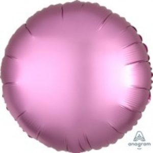 Round Flamingo Satin Luxe Foil Balloon ANA36821