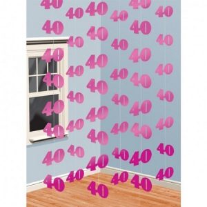 Pink Party String Decorations 40 AM992252