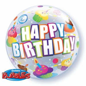 Air Bubbles Birthday Cupcakes Bubble Balloon Q26396