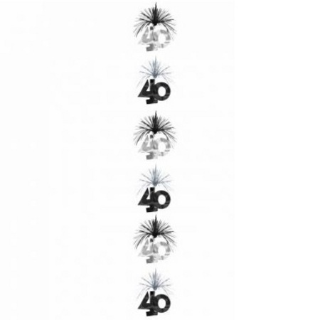 Black & Silver Cascade Column 40 AM993528