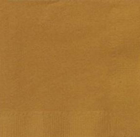 Gold Beverage Napkin AM50220.19