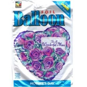 To A Wonderful Mum Roses Heart Shape Foil Balloon Q49183
