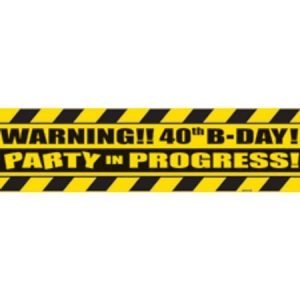 Party Tape 40th Birthday AM330201