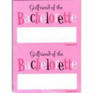 Name Tags Girlfriend of the Bachelorette AM458105