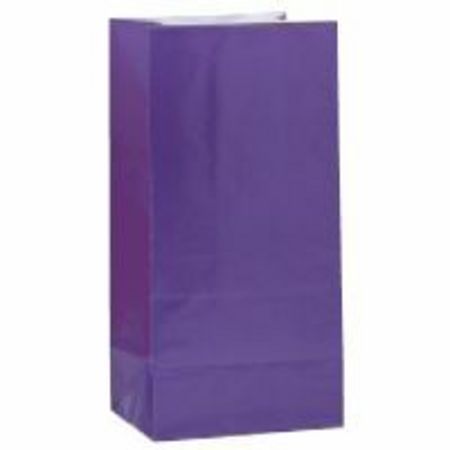 Party Bags Paper Deep Purple M59006