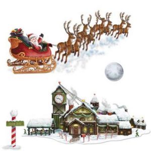 Santa's Sleigh & Workshop Props BE20204