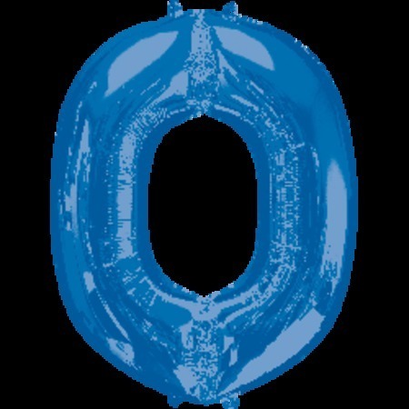 Blue Letter O Megaloon Foil Balloon ANA35429