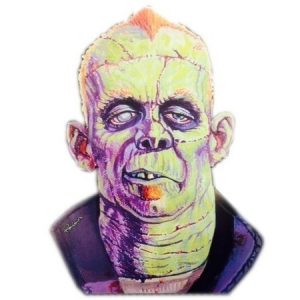 Glow In The Dark Frankenstein Head Cutout AM13792