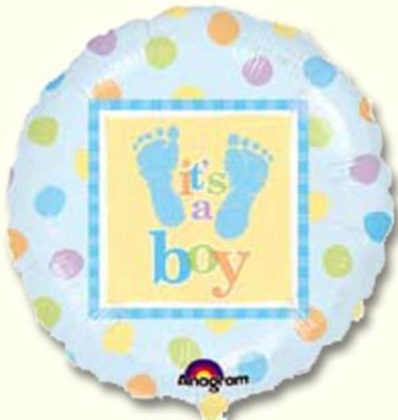 Baby Steps Boy Foil Balloon ANA111056