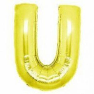 Megaloon U Gold Foil Balloon B15922