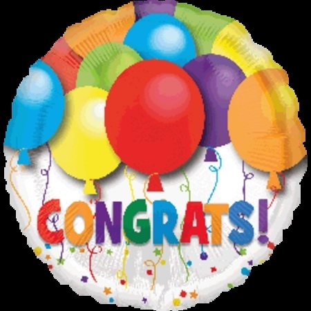 Bold Congratulations Balloons Foil Balloon ANA26758