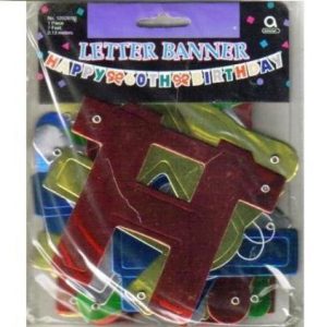 Happy 60th Birthday Letter Banner AM12028.90