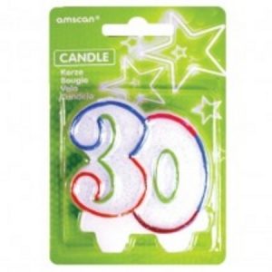 Milestone Candle Rainbow Number 30 AM996454