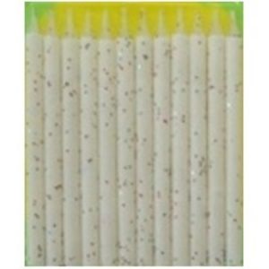 Glitter Candles White AM223426