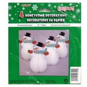 Snowman Honeycomb Decorations M90340