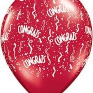 Congrats Around Jewel Assortment Latex Balloon Q39440