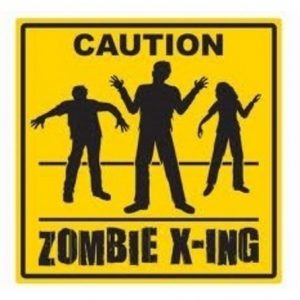 Zombie Crossing Cutout AM199974