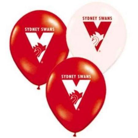 Sydney Swans AFL Latex Balloon L9559