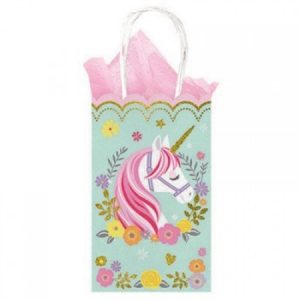 Magical Unicorn Treat Loot Bags Glittered AM161929