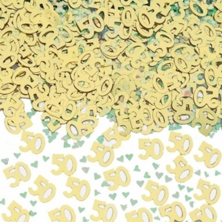 50 Gold Anniversary Confetti AM37150.19