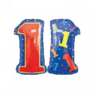 Numeral One Jr. Shape Foil Balloon ANA12666