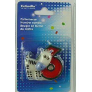 Safari Number 6 Candle AM551796